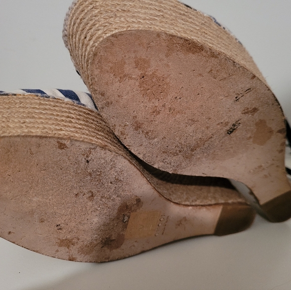 Gucci size 11 blue and white canvas - Picture 2 of 6